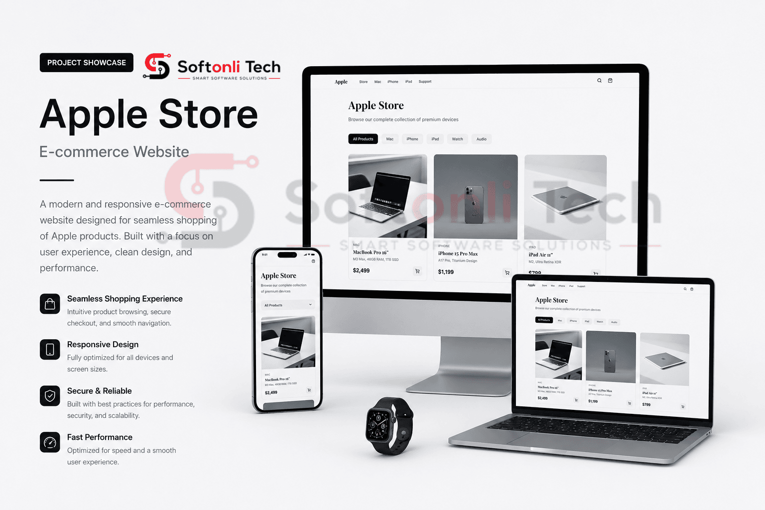 Apple Store — project mockup