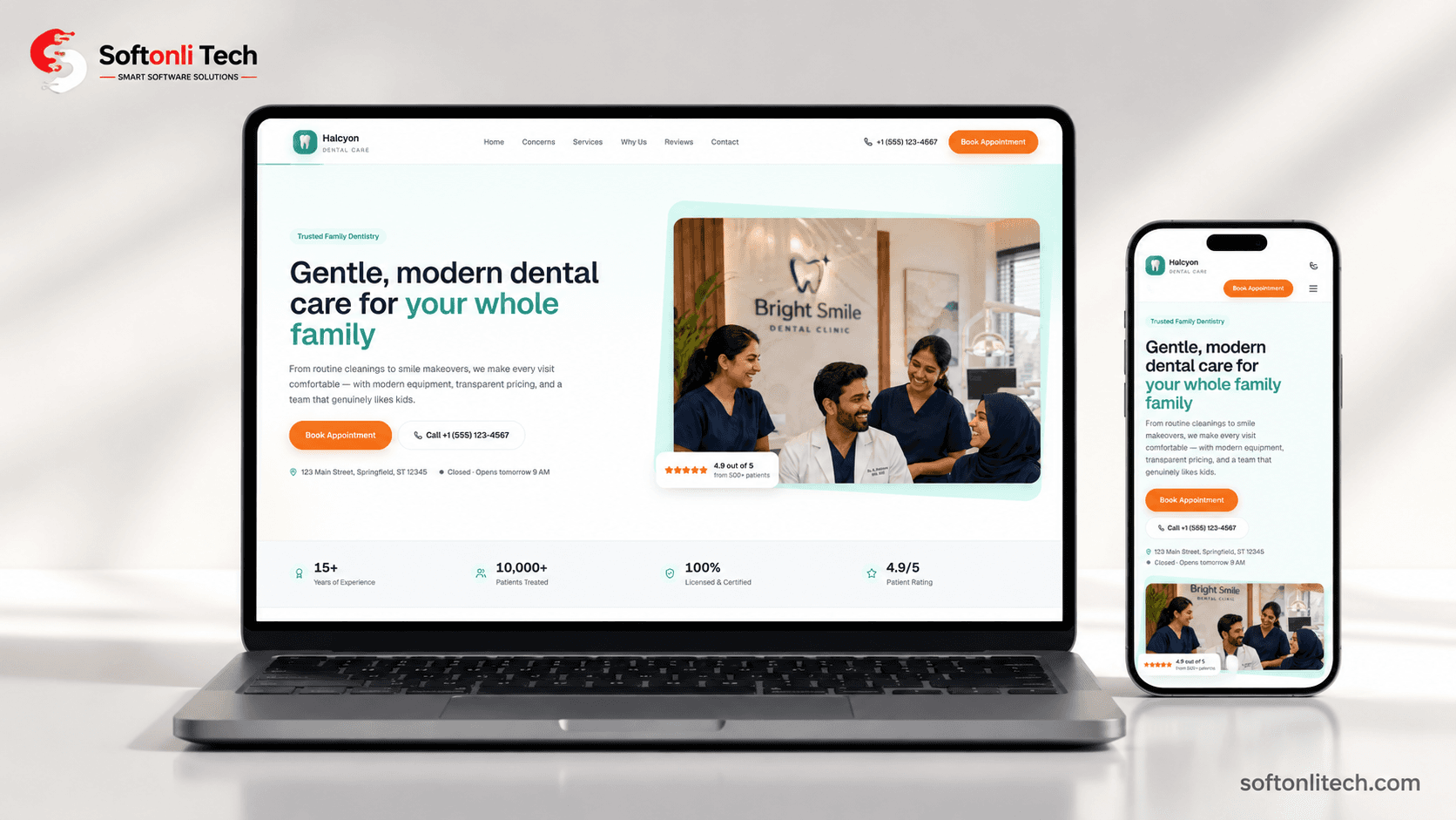 Dental Clinic — project mockup